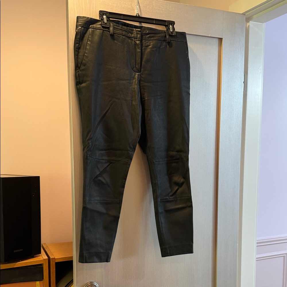 HI Lo leather pants